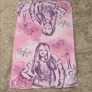 Hannah Montana  Graphic Girl Print Microfiber Towel